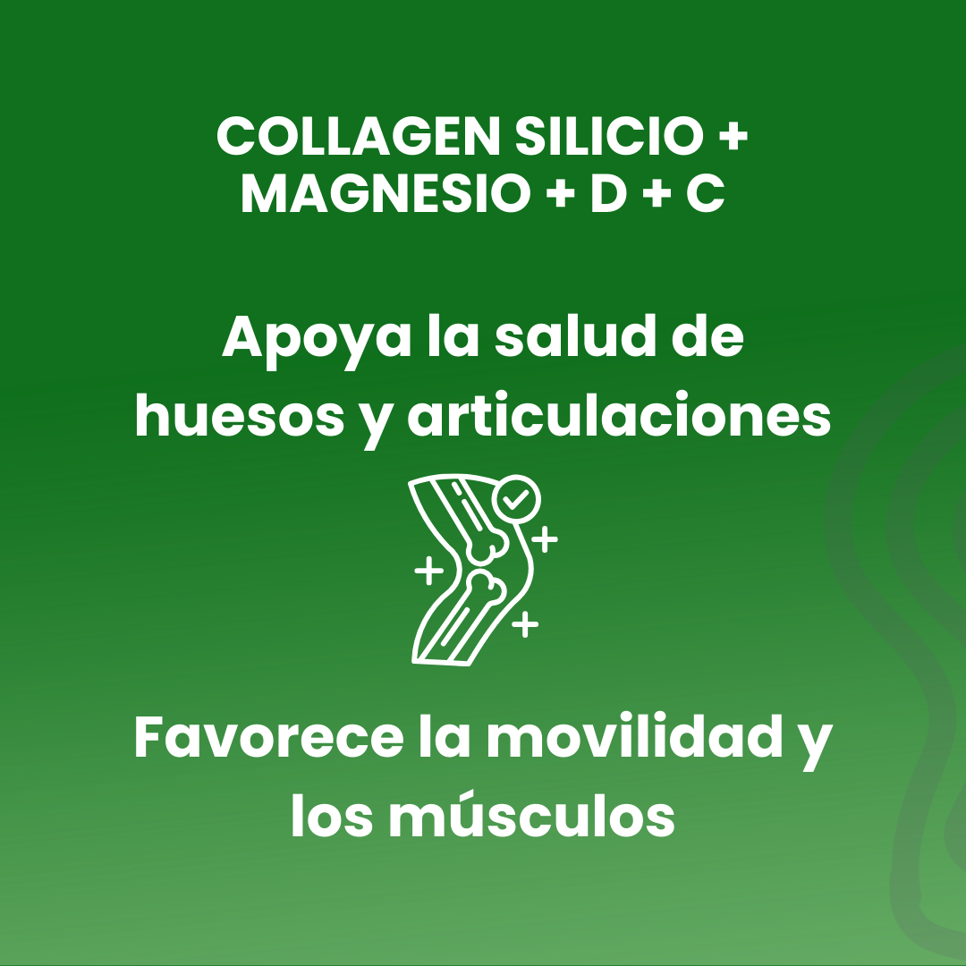 Collagen Silicio + Magnesio + D + C 90 comprimidos de 1,3g
