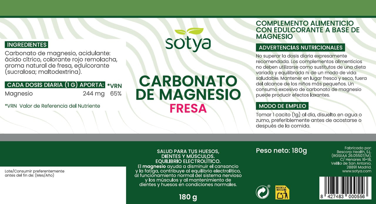 Strawberry Magnesium Carbonate