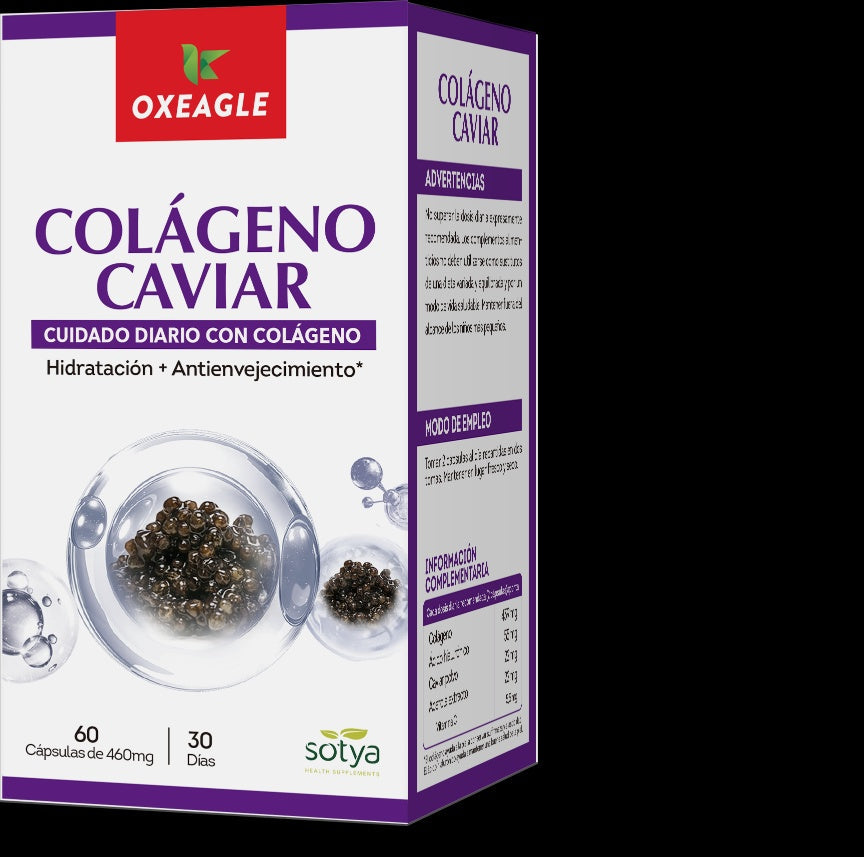 Colágeno Caviar 60 cápsulas de 460mg