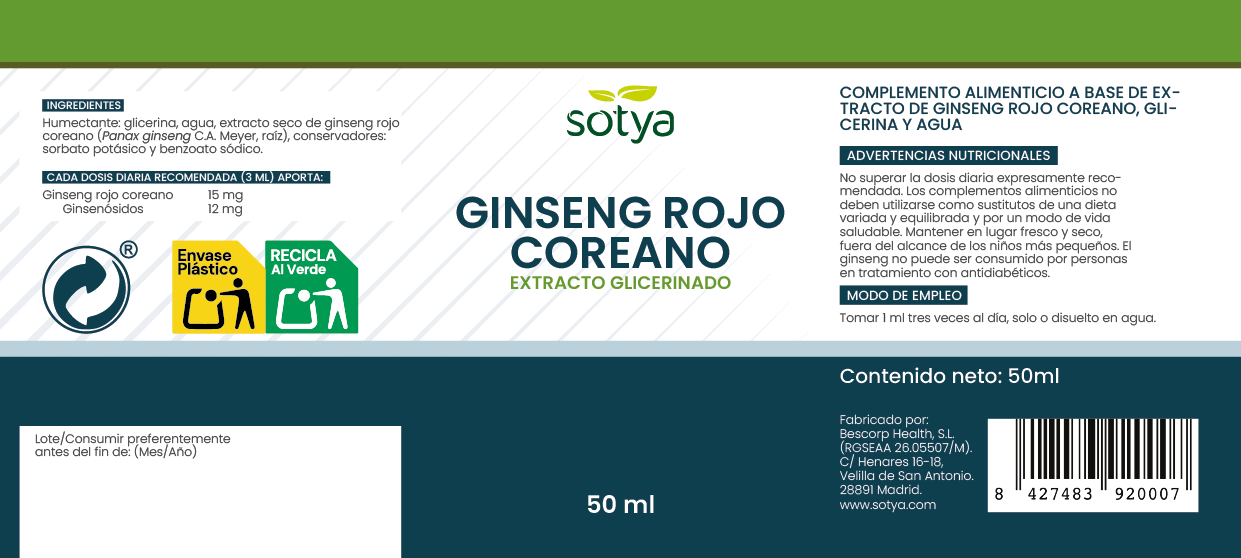 Korean Red Ginseng 50ml extract