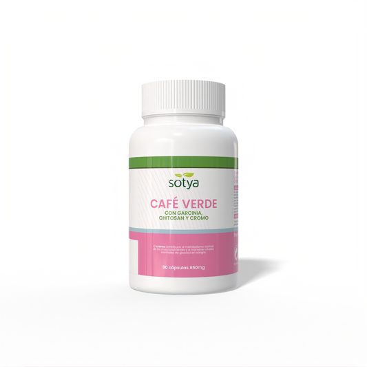 CAFE VERDE con garcinia, chitosan y cromo