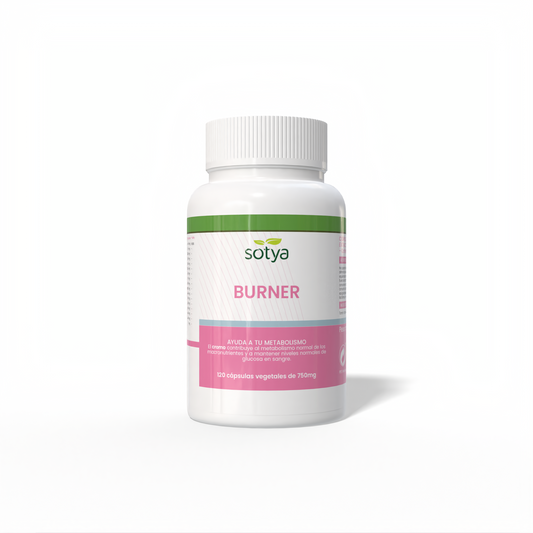 Burner 120 vegetable capsules of 750mg