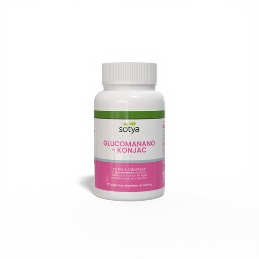 Glucomanano - Konjac 120 cápsulas vegetales de 760mg