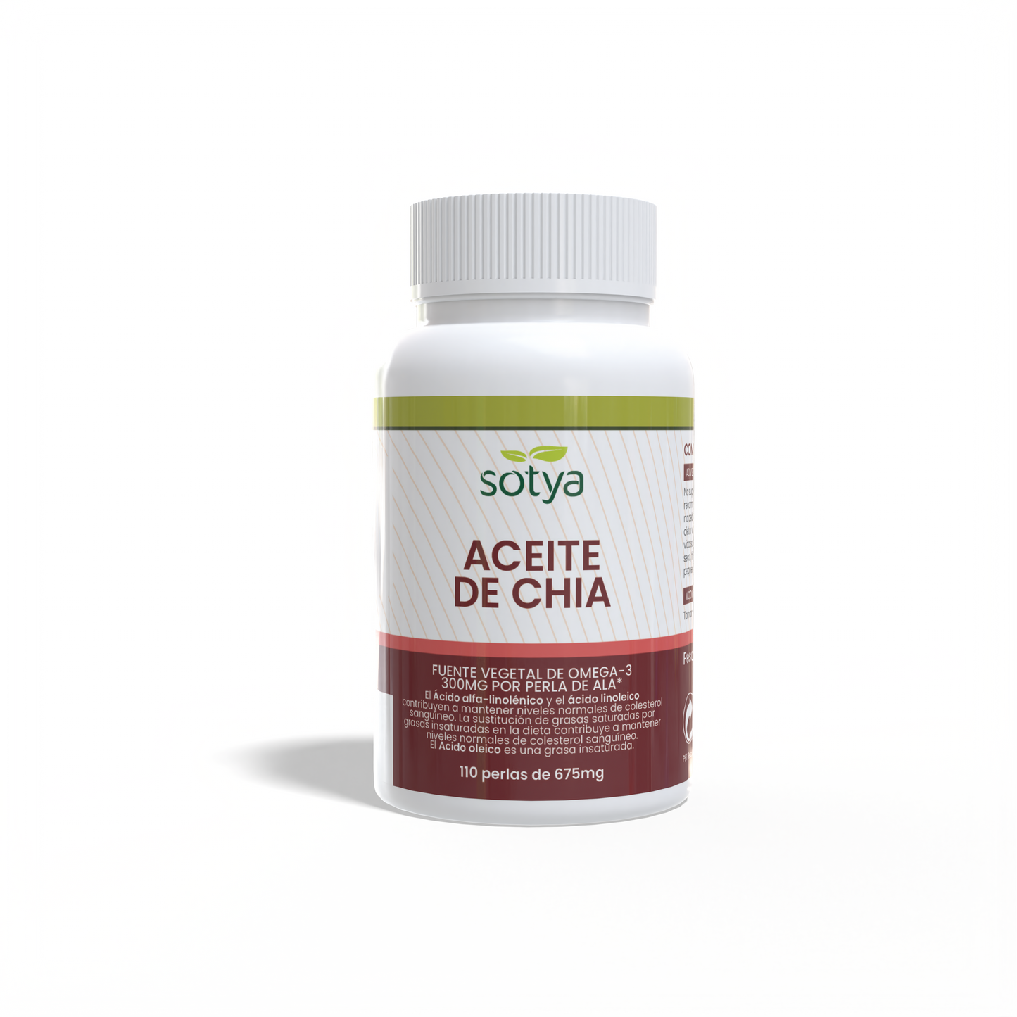 Aceite de Chía 110 perlas de 675mg