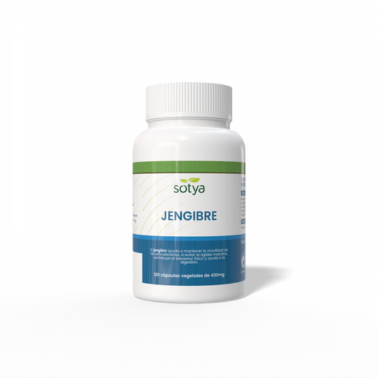 Jengibre 120 cápsulas vegetales de 430mg