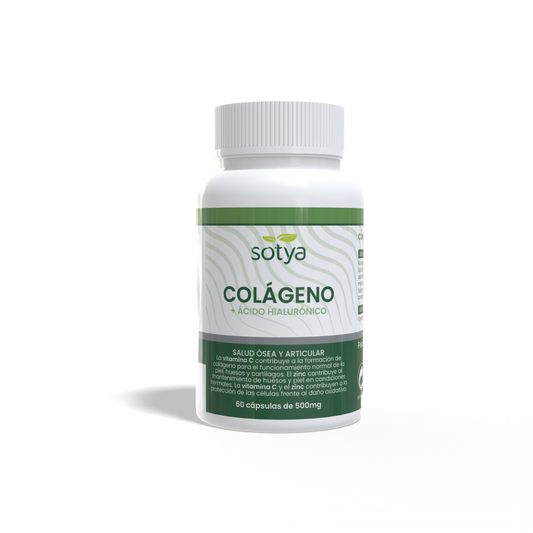 Colágeno + Ácido hialurónico 60 cápsulas de 500mg