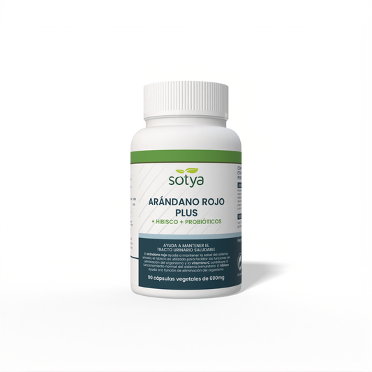 Arándano Rojo + Hibisco + Probióticos 90 cápsulas vegetales de 690mg