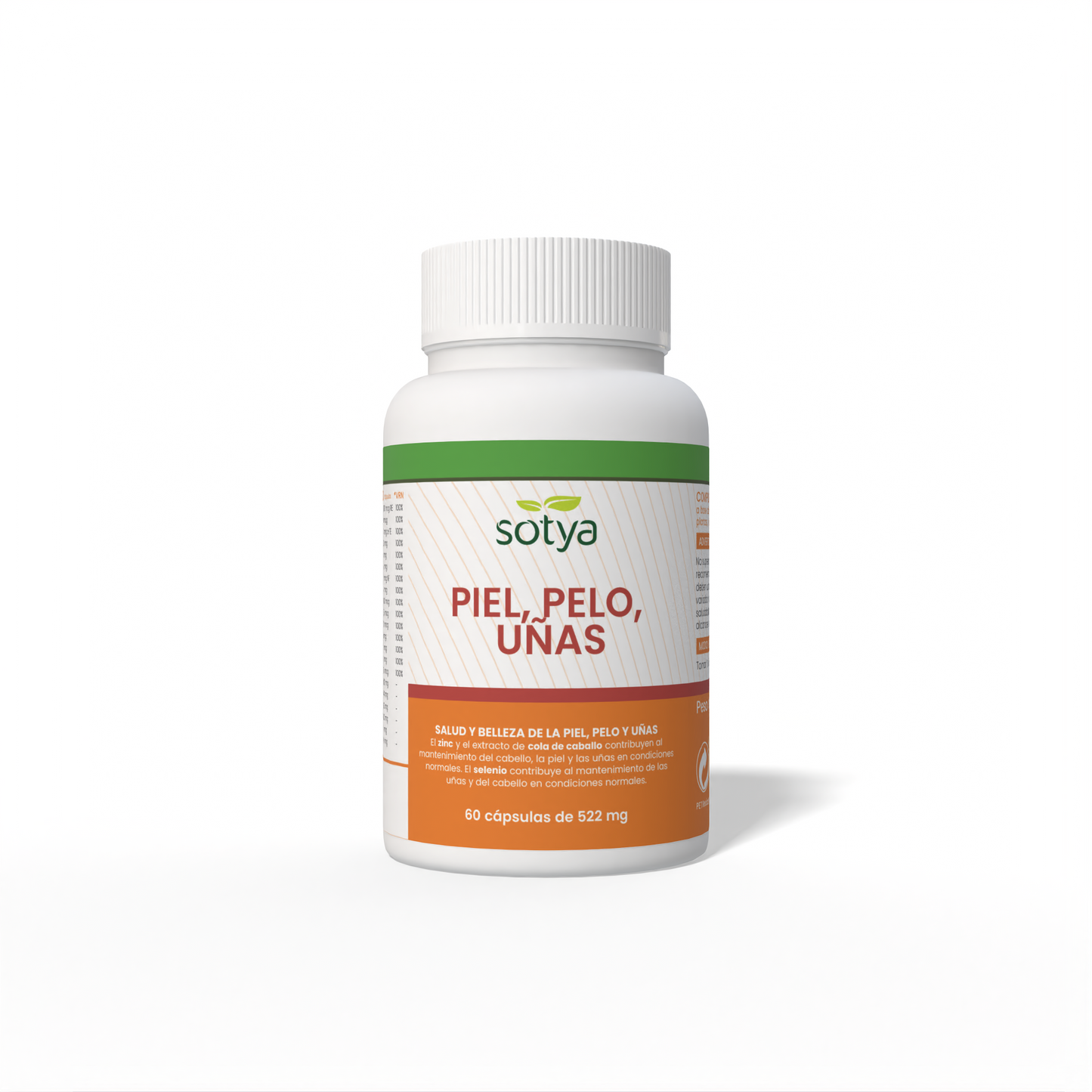 Piel, Pelo, Uñas 60 cápsulas de 522mg