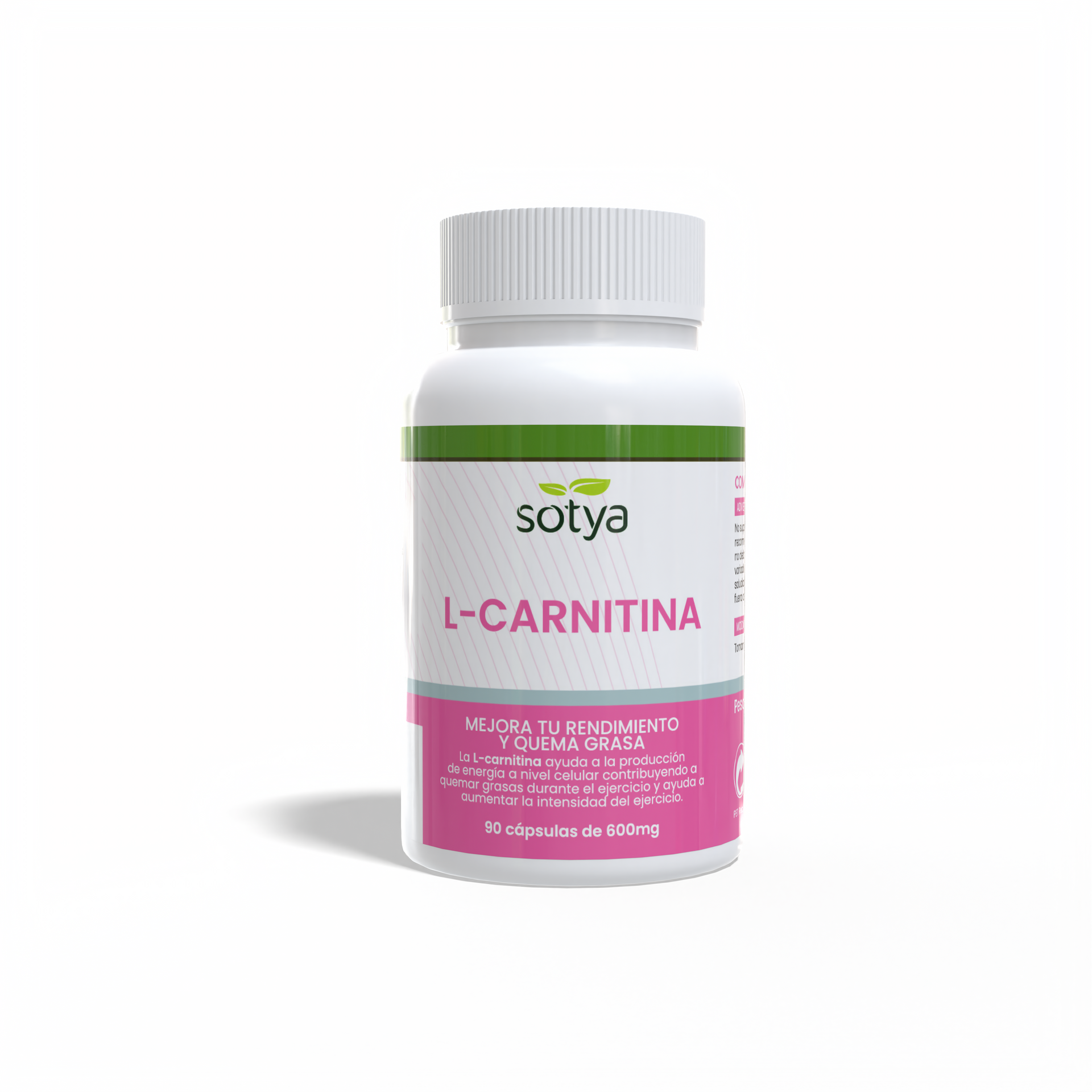 L-Carnitine 90 600mg capsules Sotya L-Carnitine 90 600mg capsules Sotya