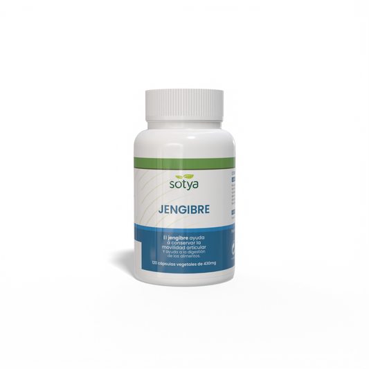 Jengibre 120 cápsulas vegetales de 430mg