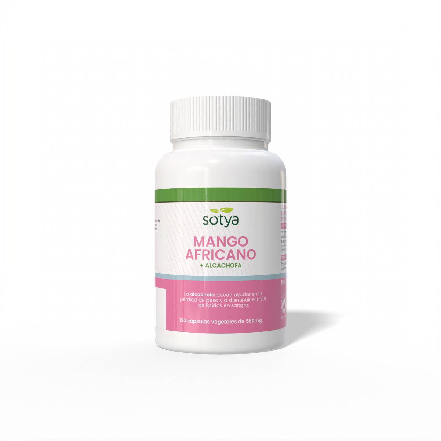 Mango africano + Alcachofa 120 cápsulas vegetales de 560mg