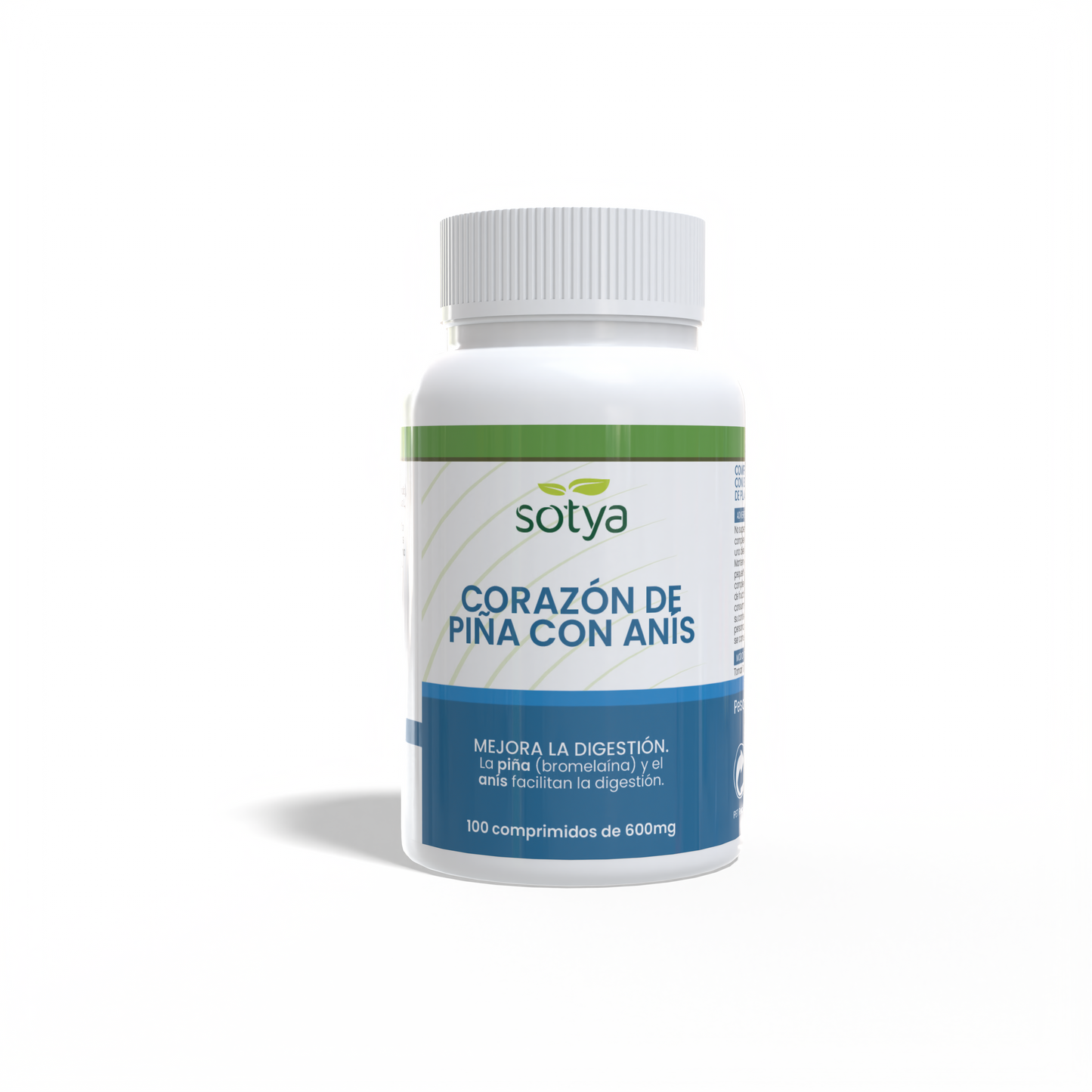 Corazón de piña con anís 100 comprimidos de 600mg
