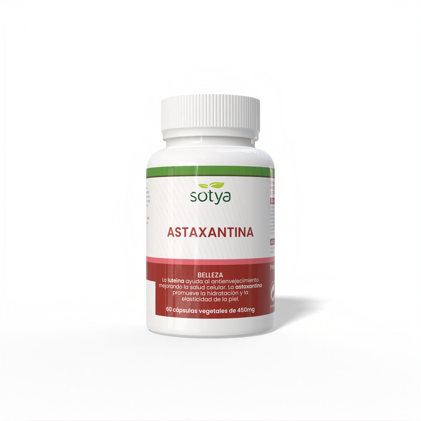 Astaxantina 60 cápsulas vegetales de 450mg