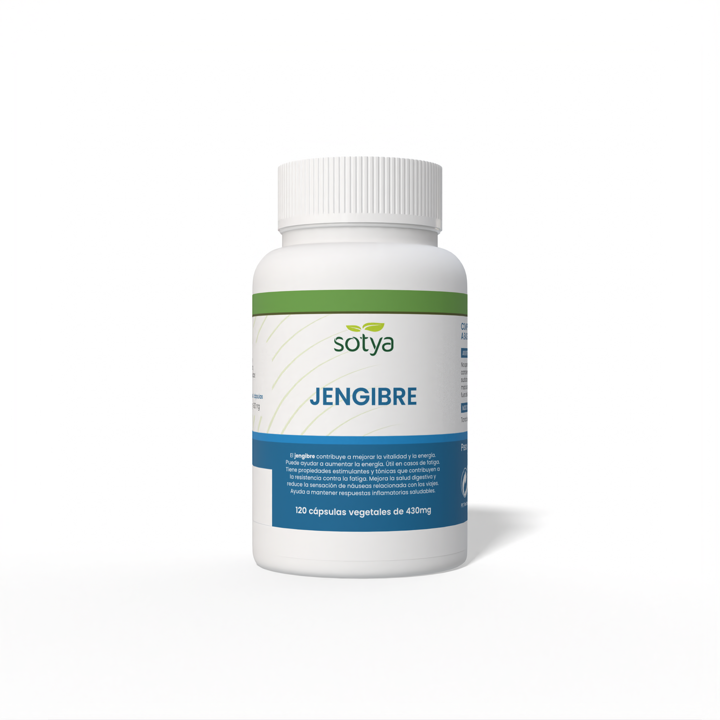 Jengibre 120 cápsulas vegetales de 430mg