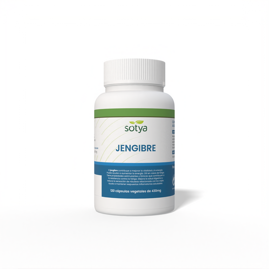 Jengibre 120 cápsulas vegetales de 430mg