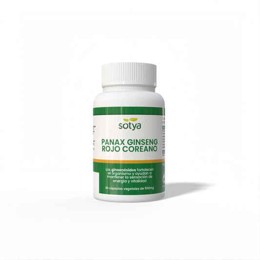 Panax Ginseng rojo Coreano 90 cápsulas vegetales de 500mg