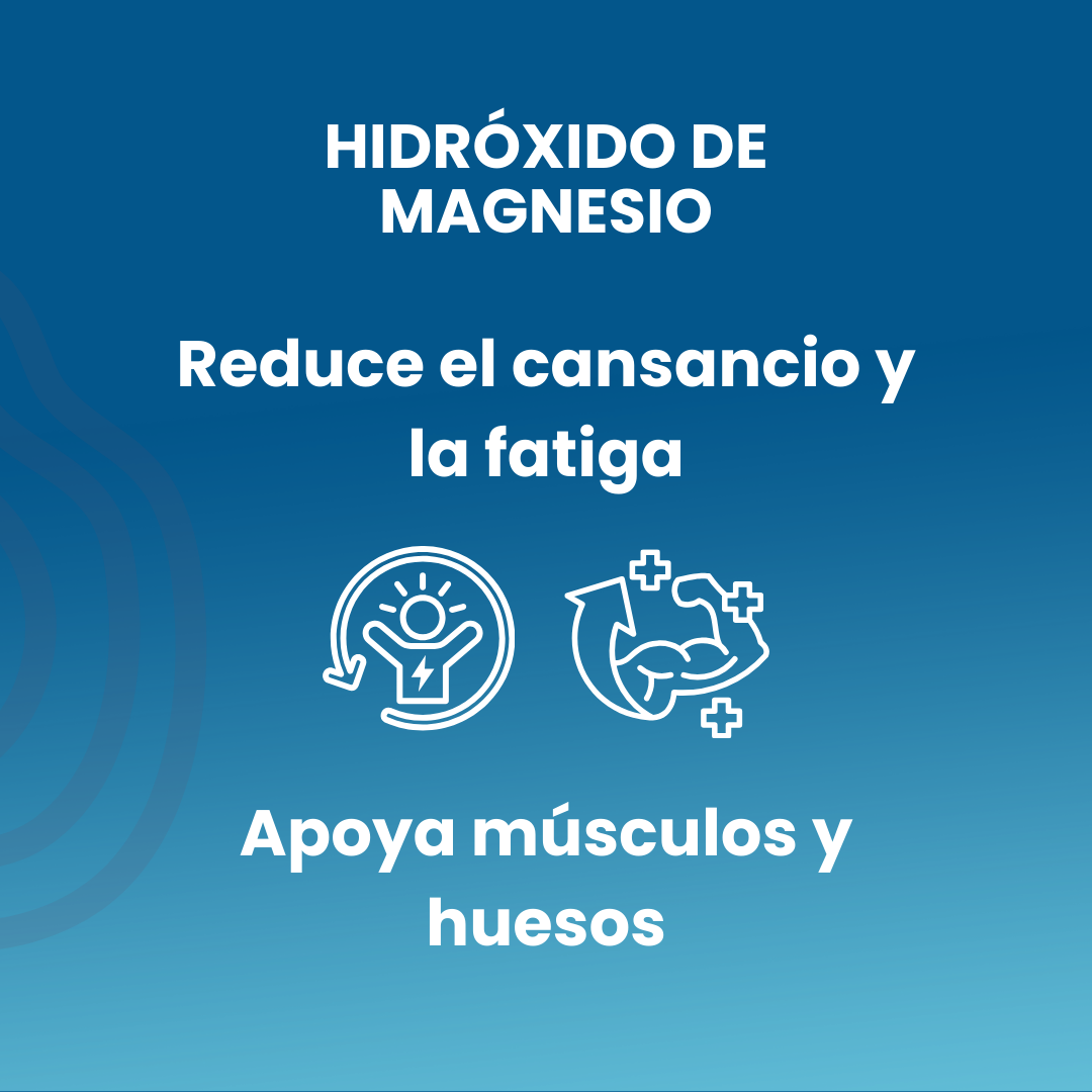 Hidróxido de magnesio 100 comprimidos de 600mg