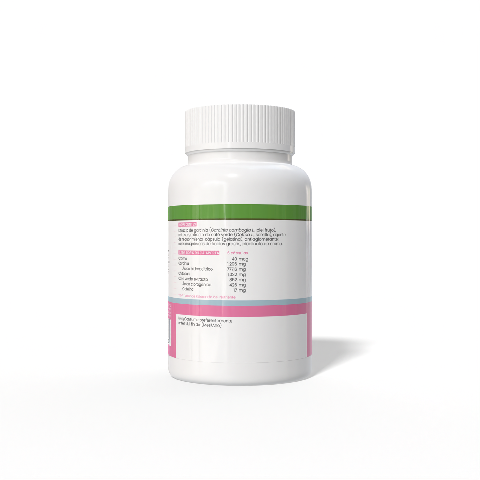 CAFE VERDE con garcinia, chitosan y cromo