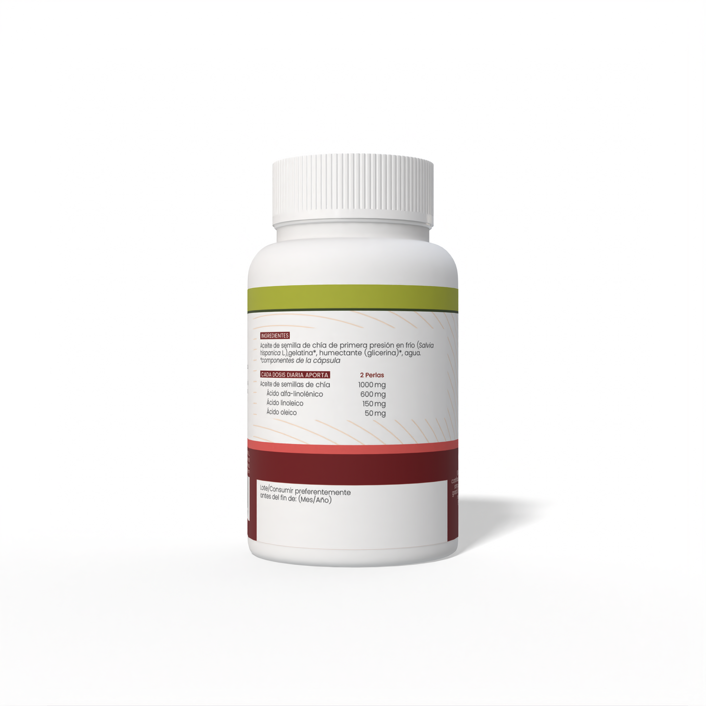 Aceite de Chía 110 perlas de 675mg