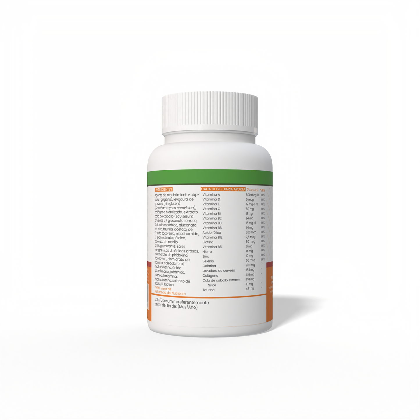 Piel, Pelo, Uñas 60 cápsulas de 522mg
