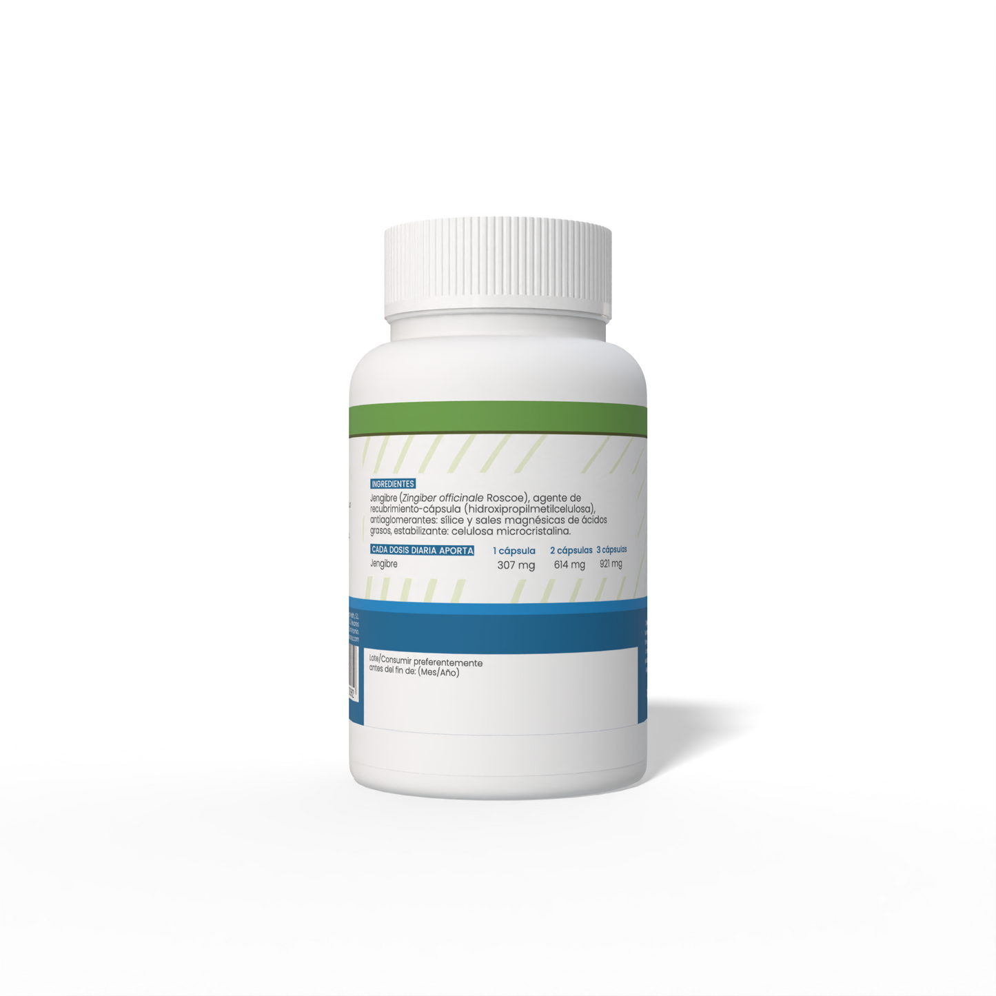 Jengibre 120 cápsulas vegetales de 430mg