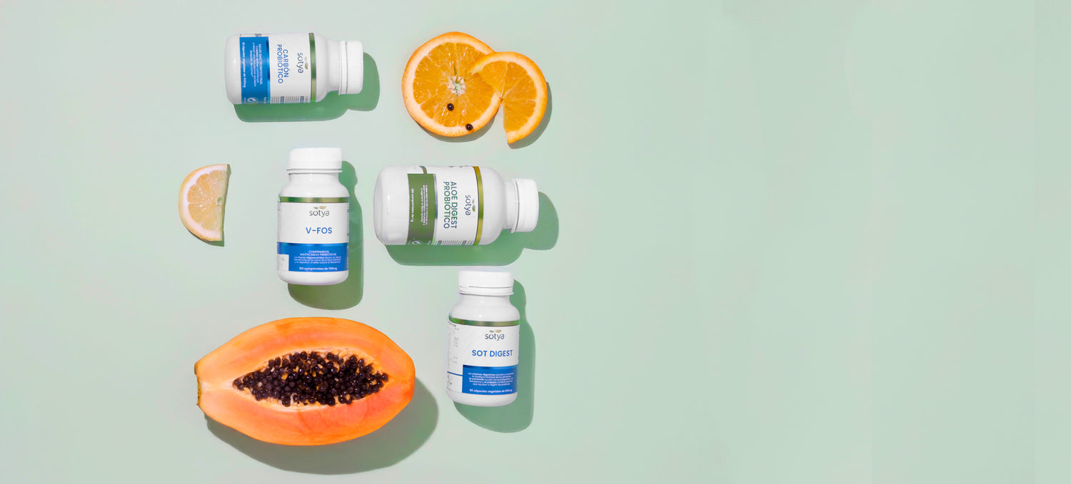 Combinación de productos para aliviar la digestión y la pesadez