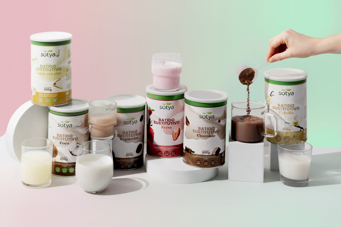 Batido sustitutivo Chocolate sin lactosa, 600g