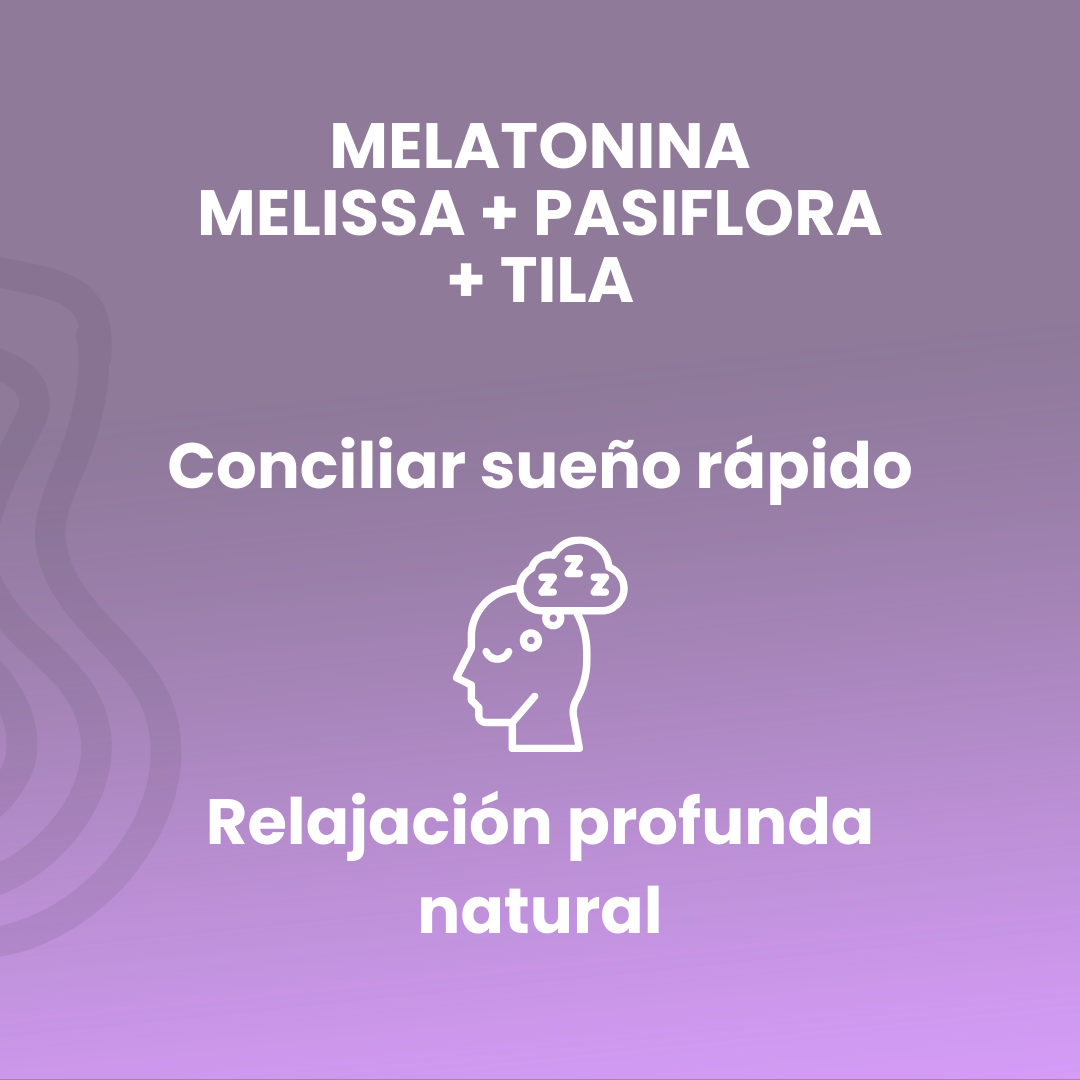 Melatonin Melissa + Passionflower + Linden 60 vegetable capsules of 650mg