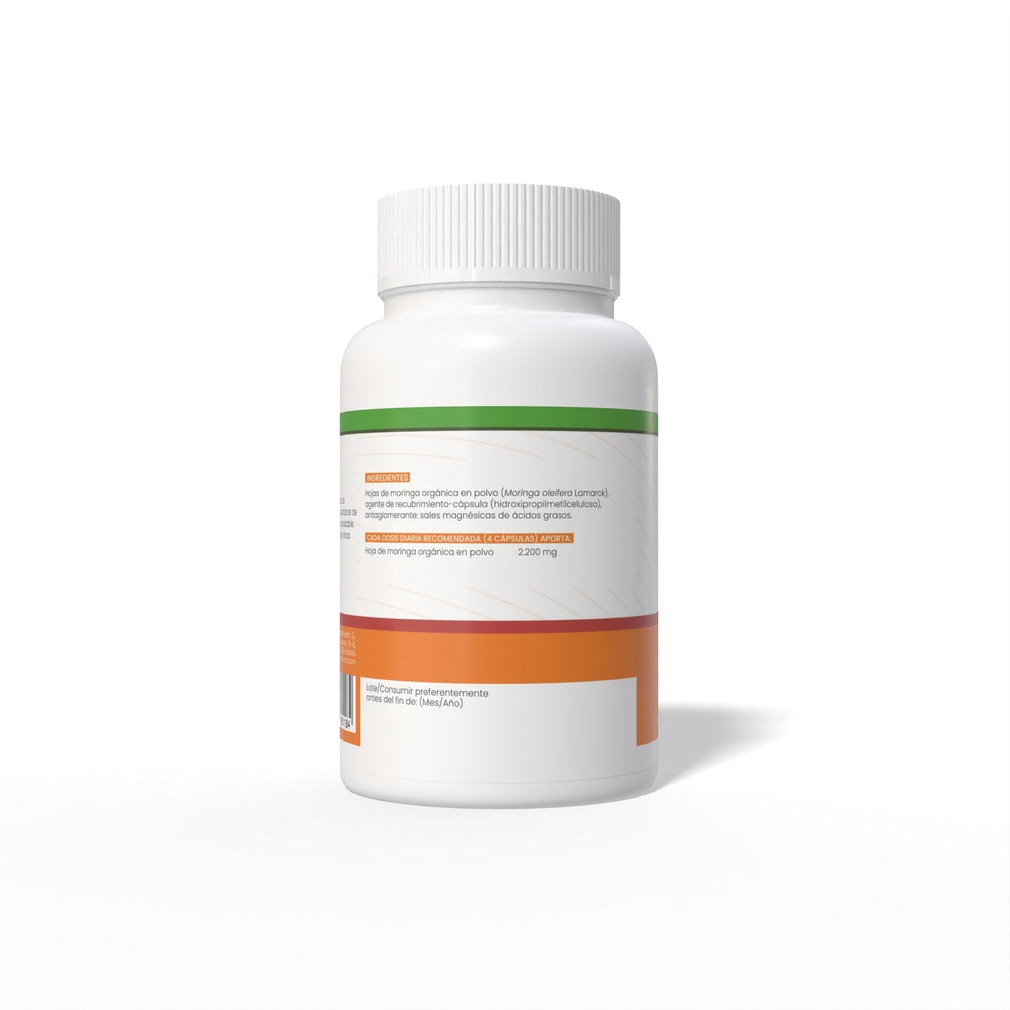 MORINGA Oleifera 120 cápsulas vegetales de 680mg