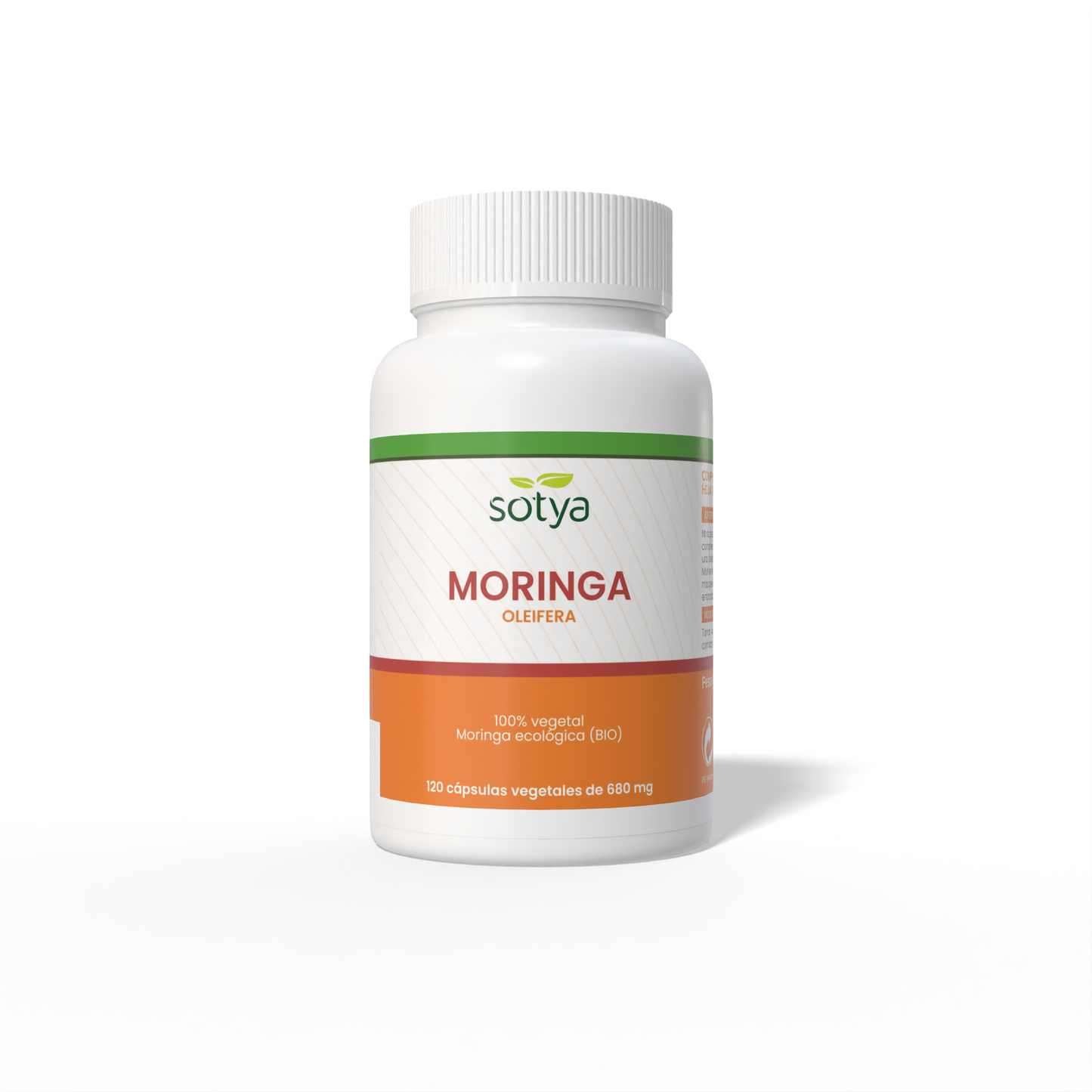 MORINGA Oleifera 120 cápsulas vegetales de 680mg