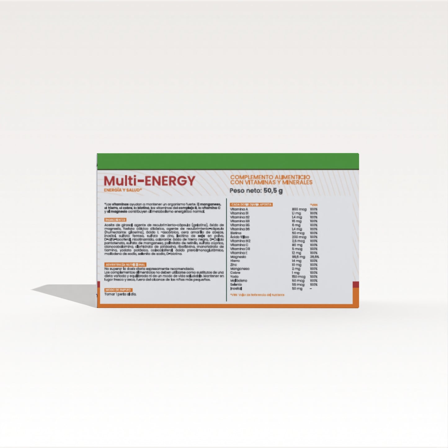 Multi-ENERGY 30 perlas de 1682mg