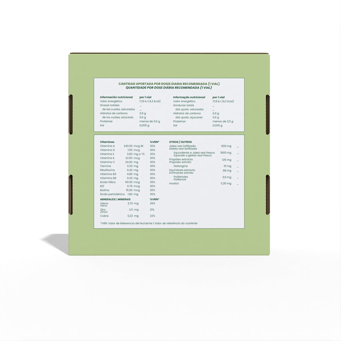 Jalea Vital 1500 20 viales de vidrio