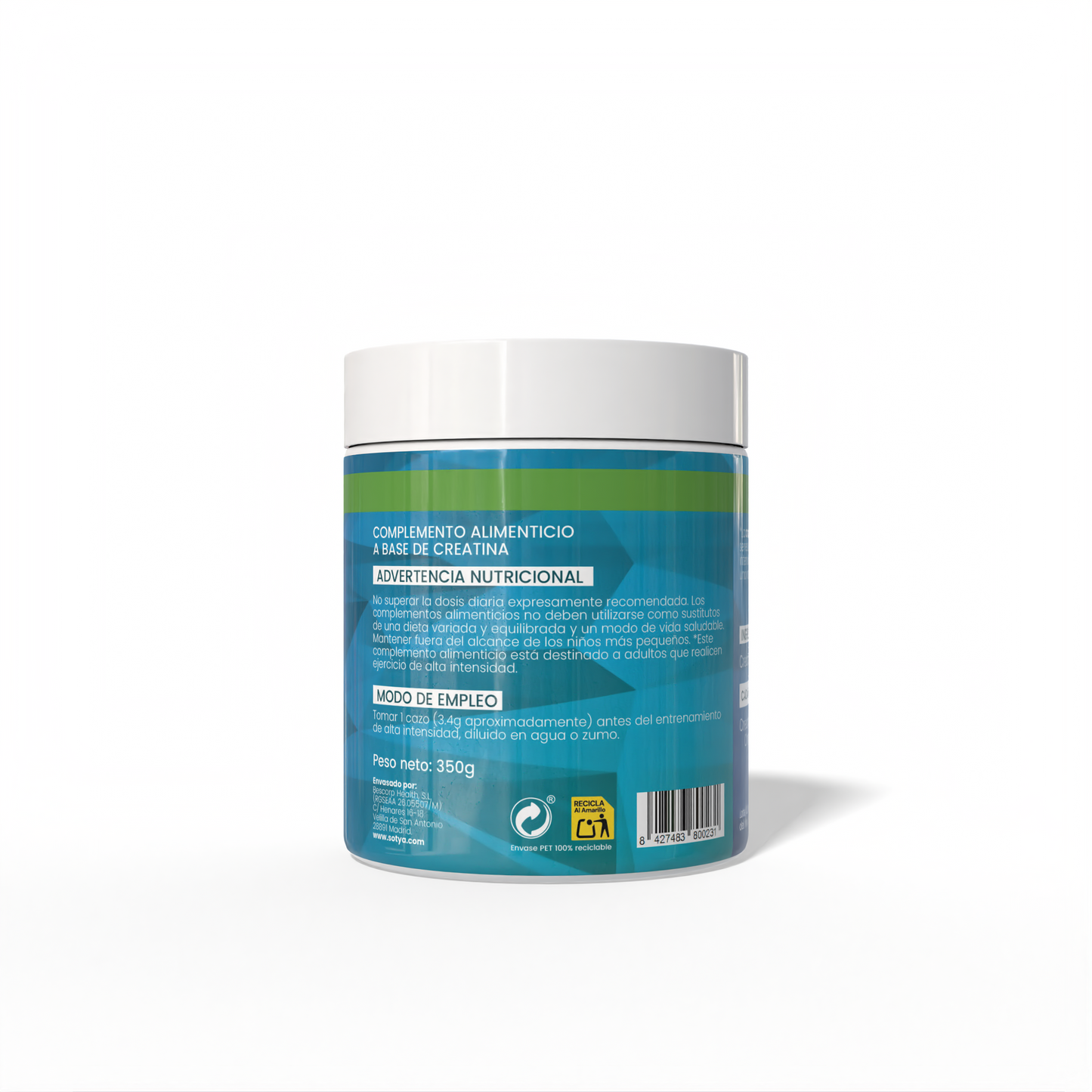 100% CREATINA MONOHIDRATO CREAPURE® 350g