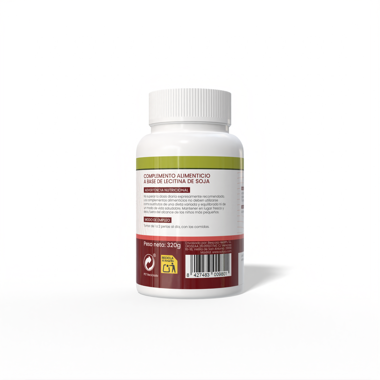 Soy Lecithin 200 Pearls of 1600mg