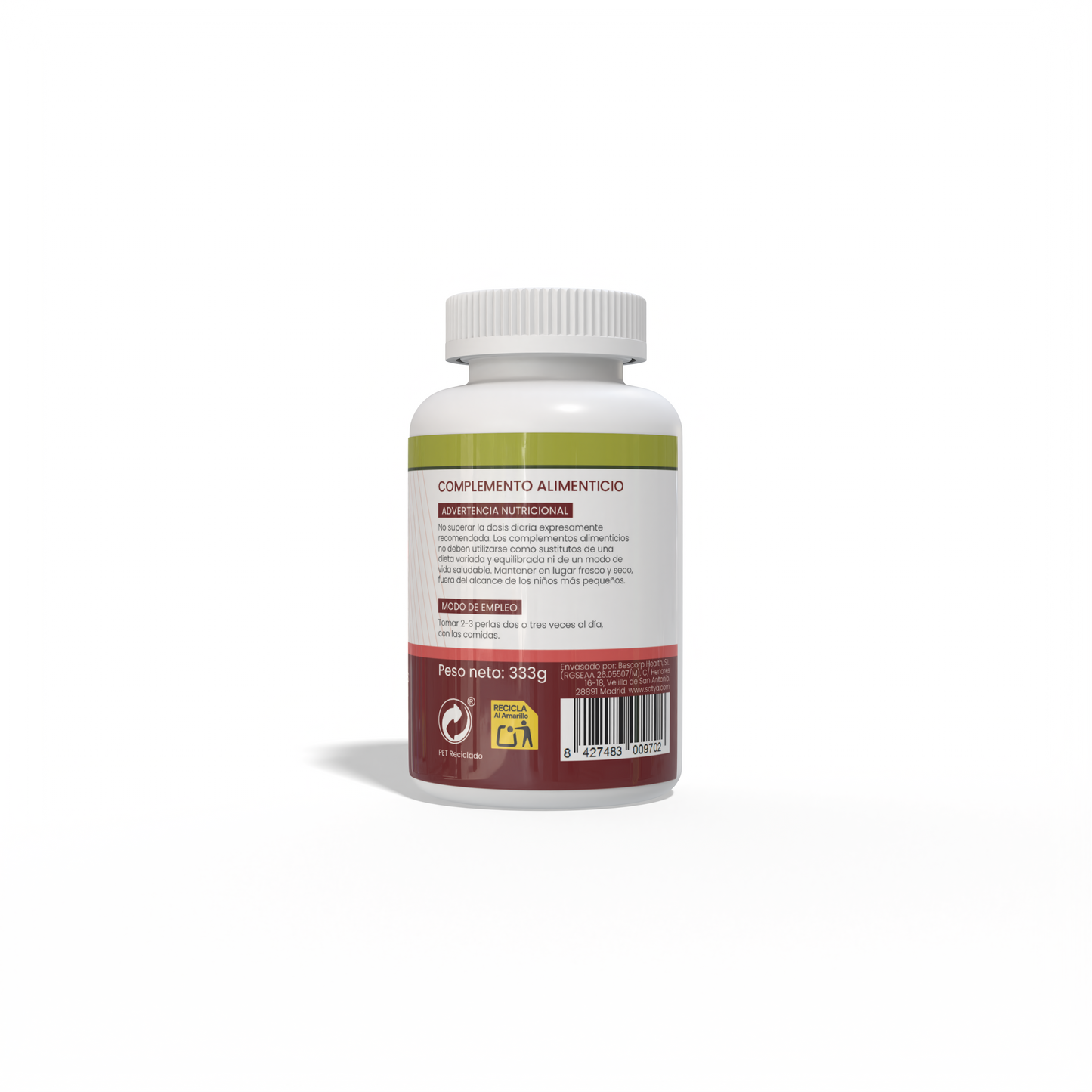 Lecitina de Soja 450 perlas de 740mg