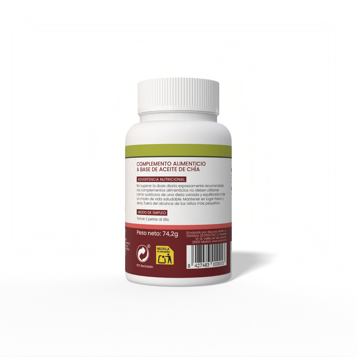 Aceite de Chía 110 perlas de 675mg