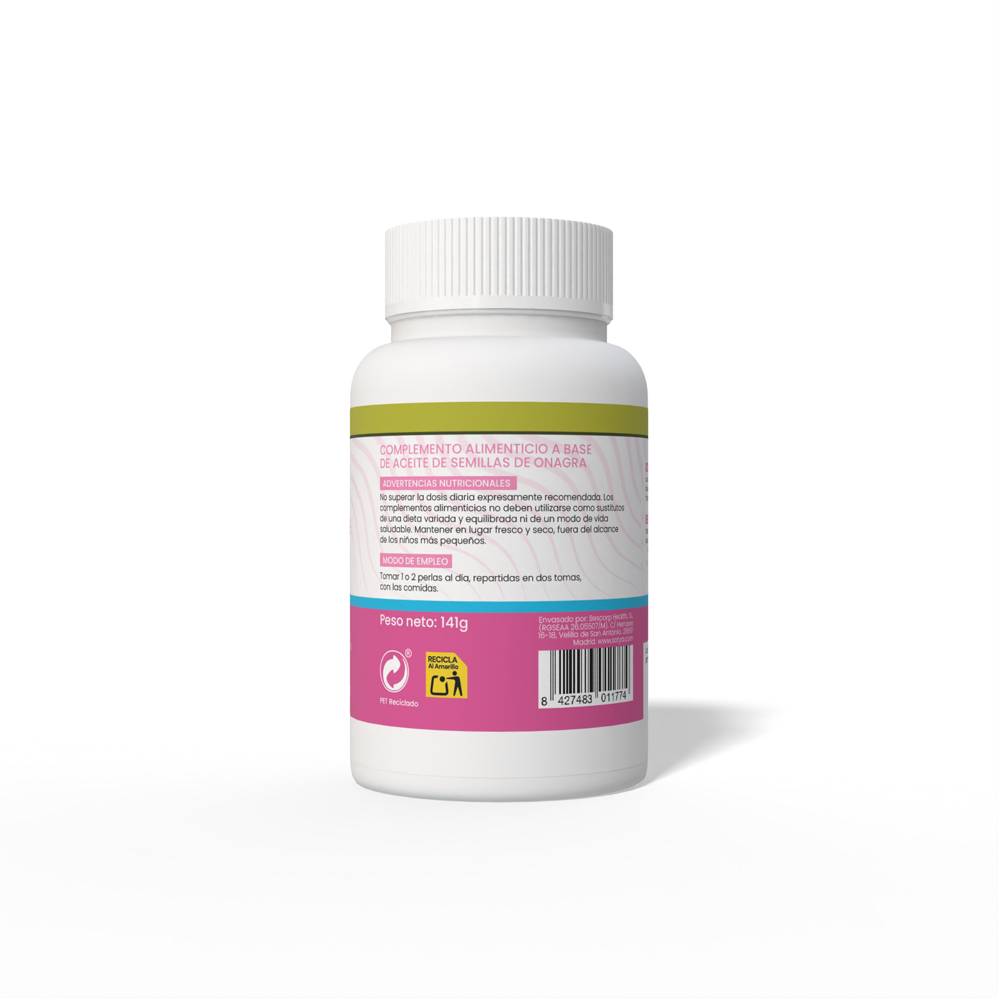 Aceite de Onagra 100 perlas de 1405mg
