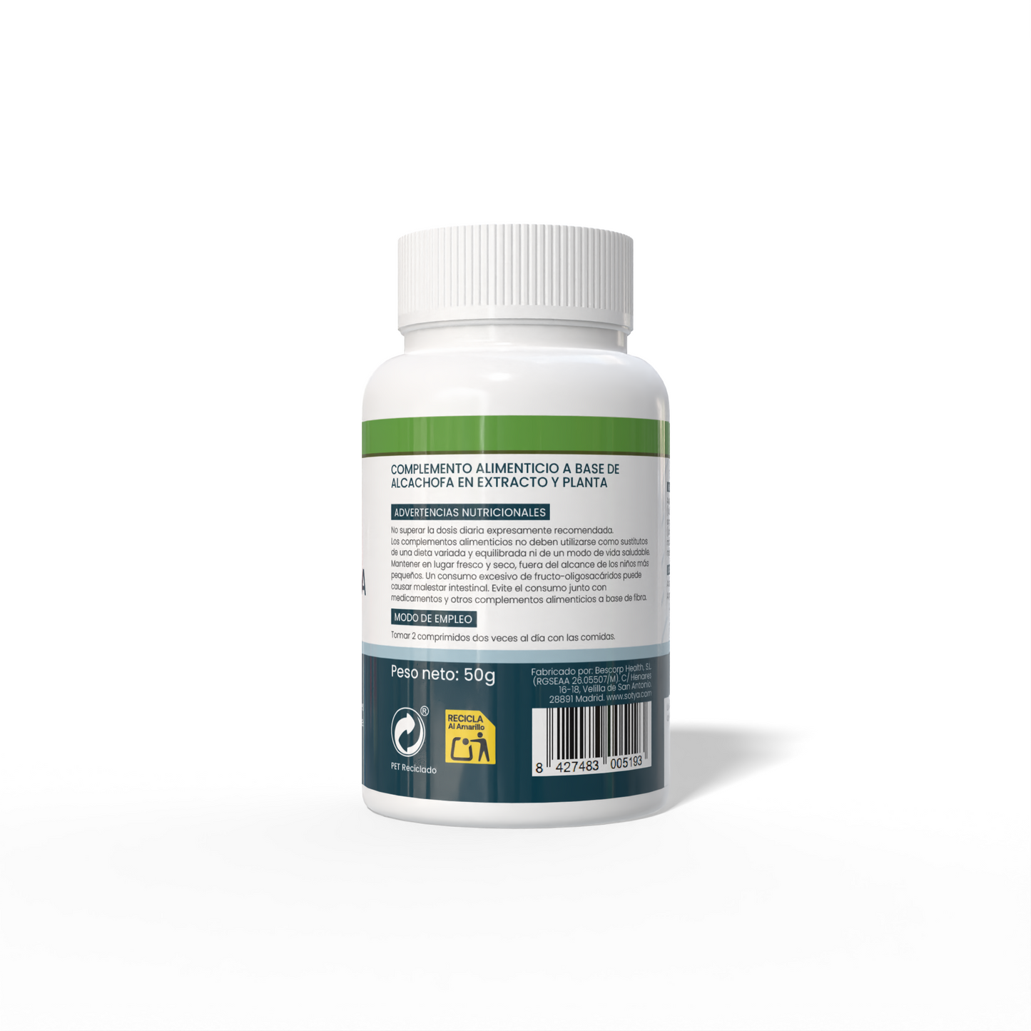 Alcachofa 100 comprimidos de 500mg