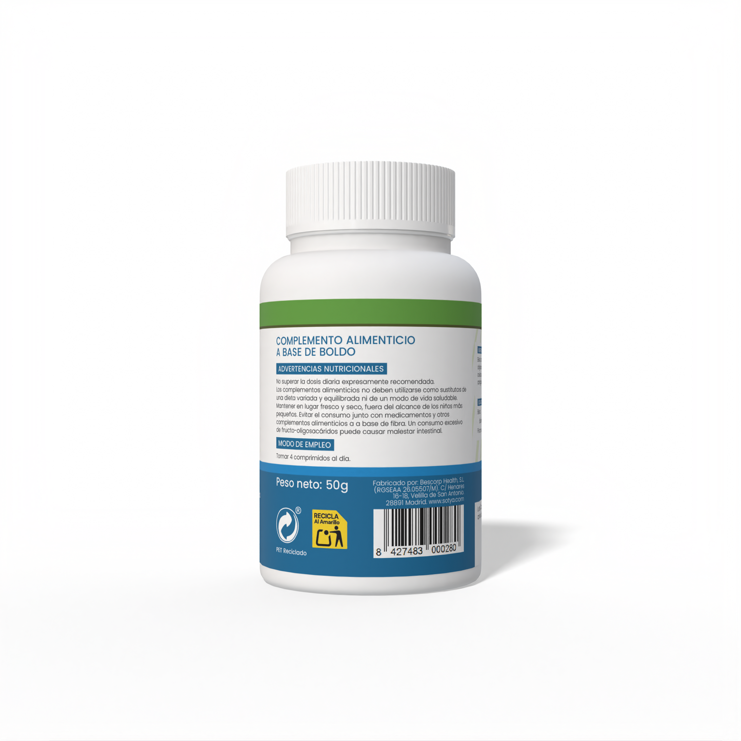 Boldo 100 comprimidos de 500mg