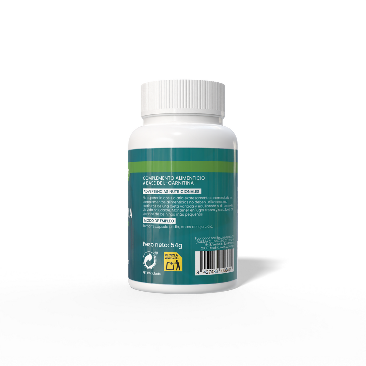 L-Carnitine 90 600mg capsules
