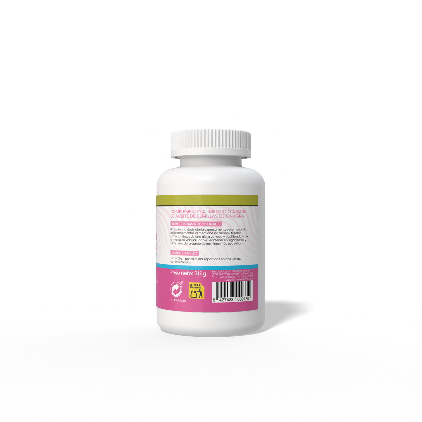 Aceite de Onagra 450 perlas de 700mg