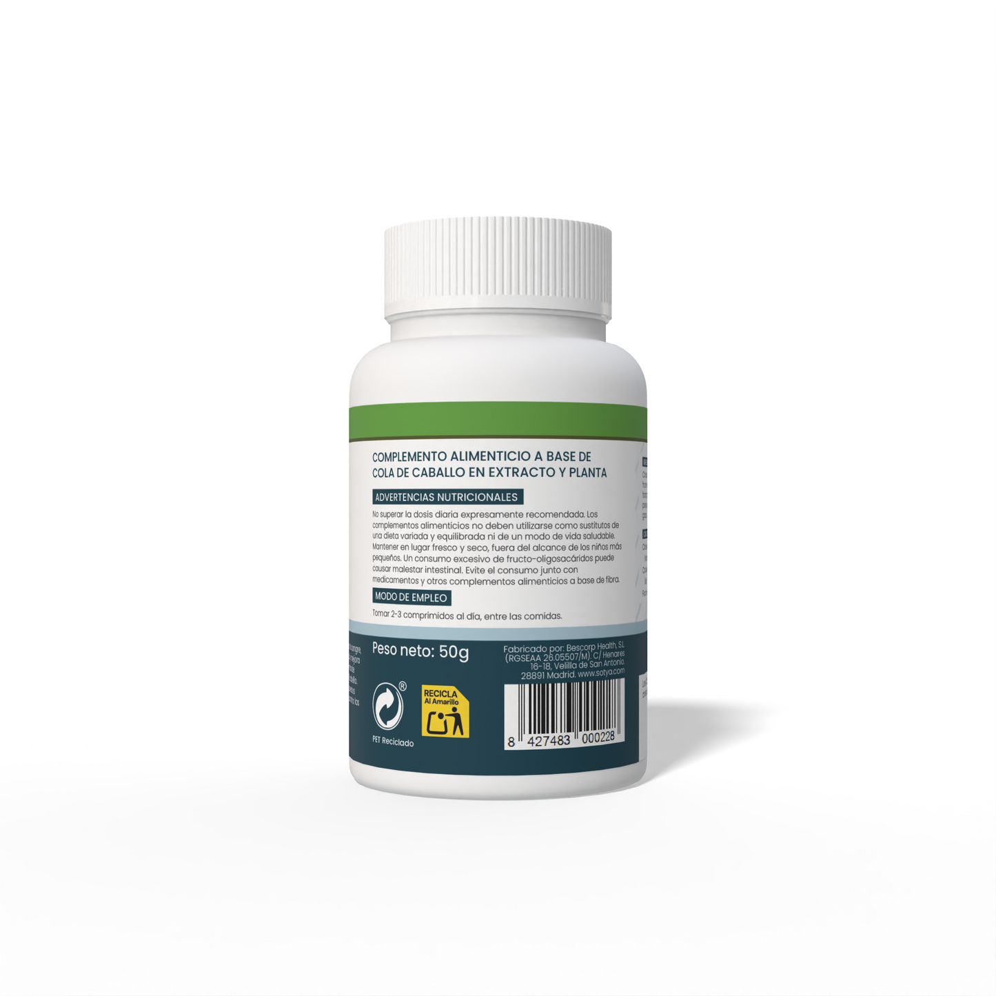 Cola de caballo 100 comprimidos de 500mg