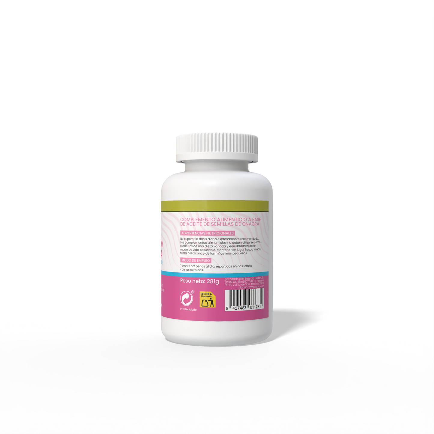 Aceite de Onagra 200 perlas de 1405mg