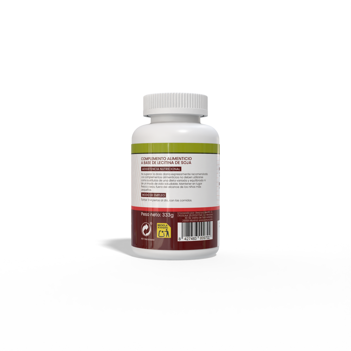 Soy Lecithin 450 Pearls of 740mg