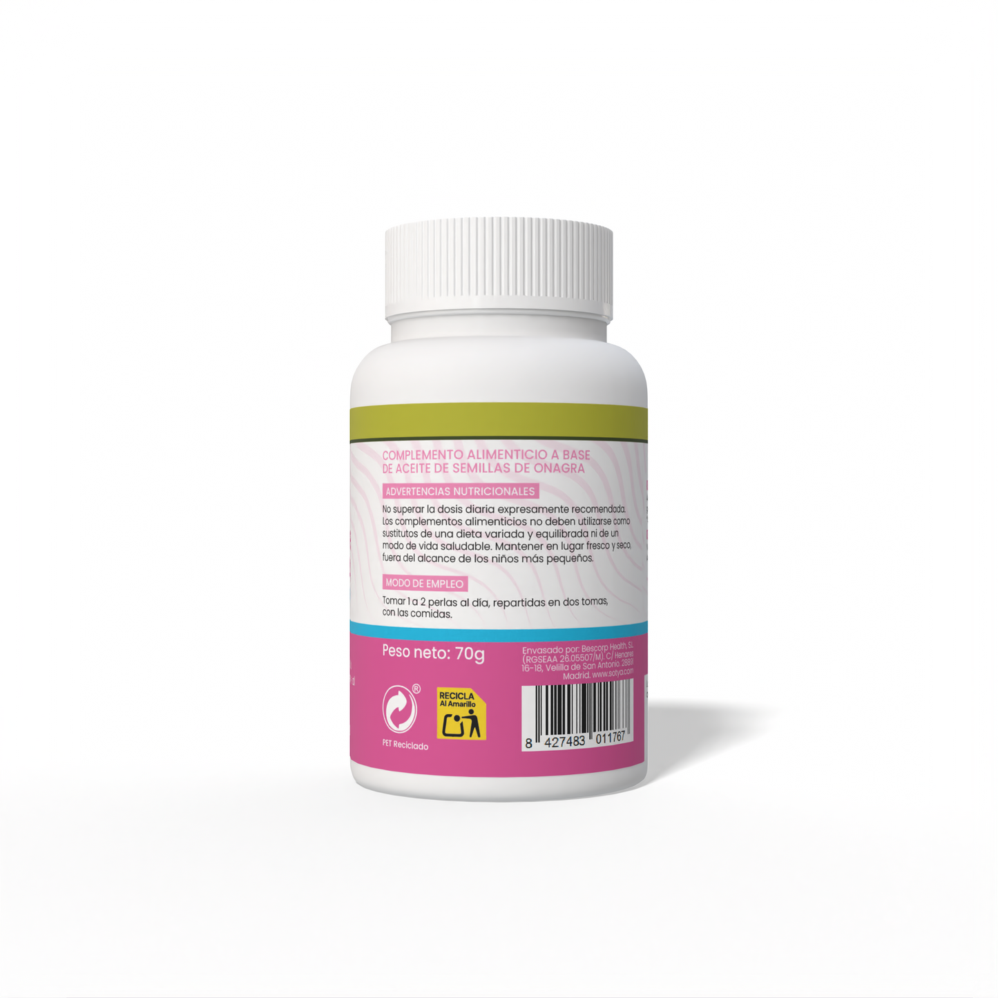 Aceite de Onagra 50 perlas de 1405mg