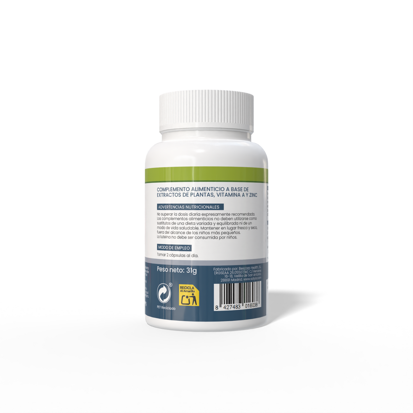 Vision Complex 60 vegetable capsules of 520 mg