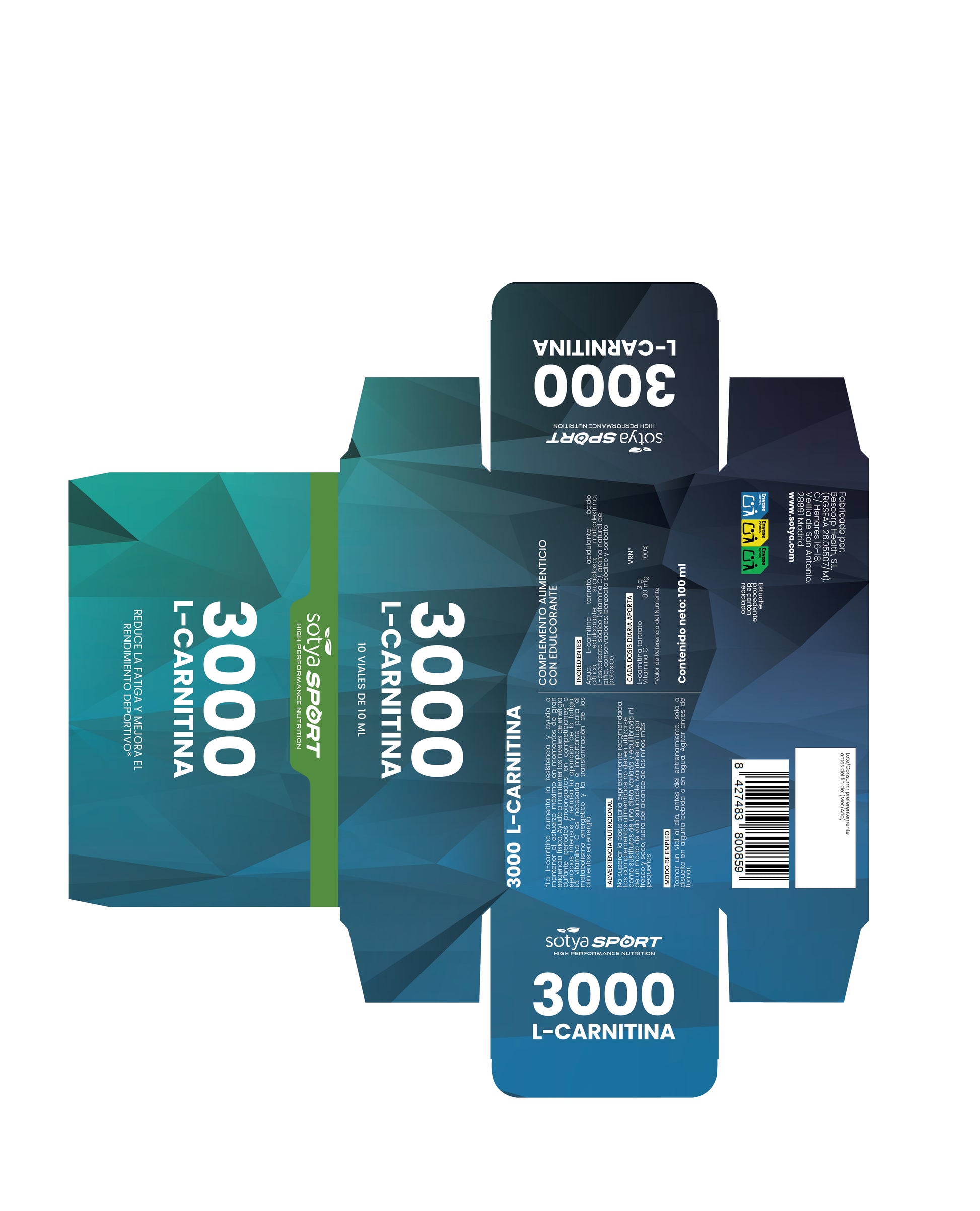 L-Carnitina 3000 mg Sotya L-Carnitina 3000 mg Sotya