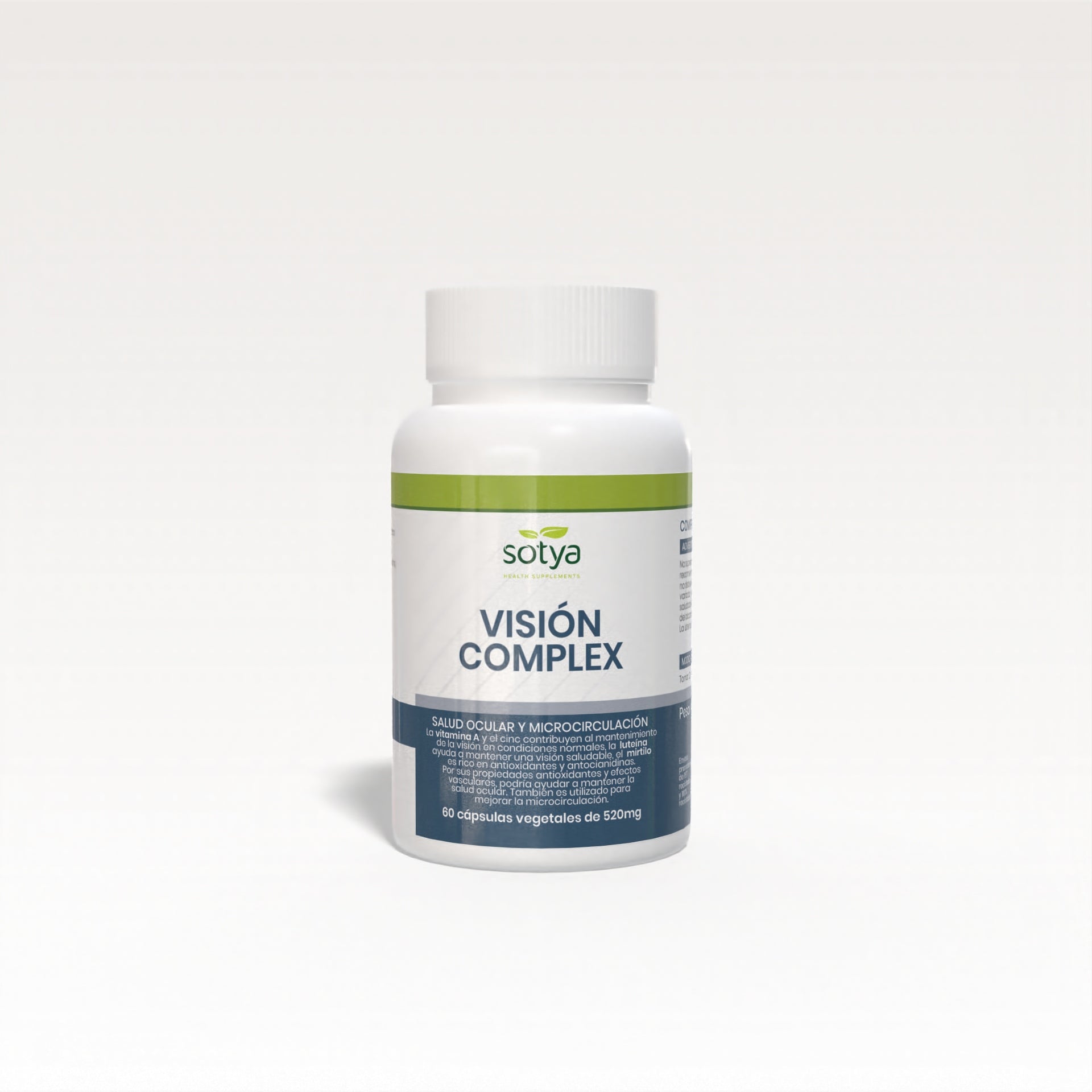 Vision Complex Label Visión Complex 60 cápsulas vegetales de 520mg – Sotya