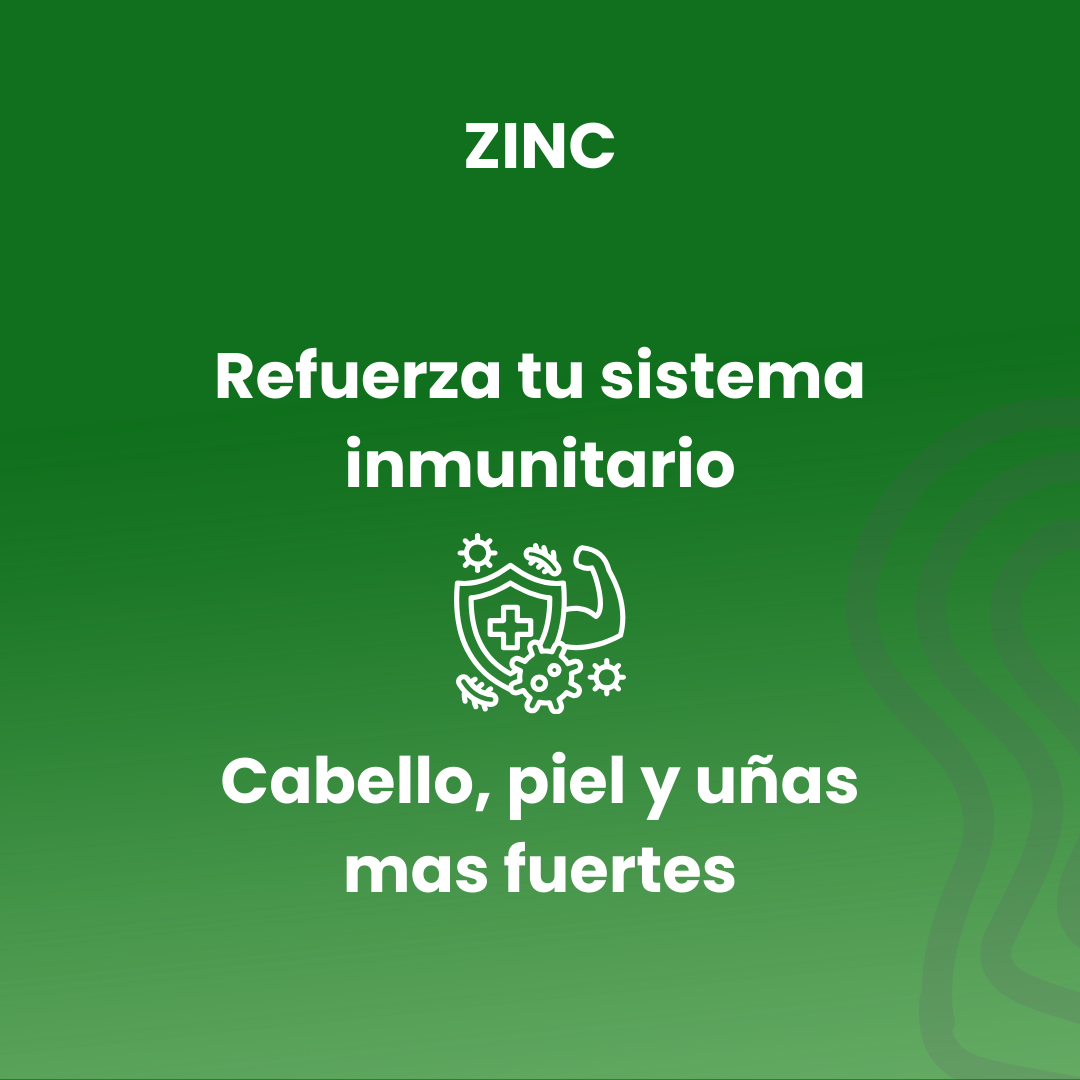 Zinc 100 comprimidos de 500mg