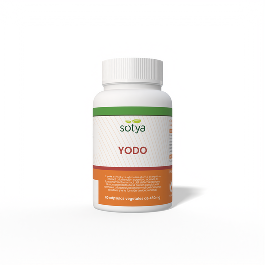 Iodine 60 vegetable capsules of 450 mg